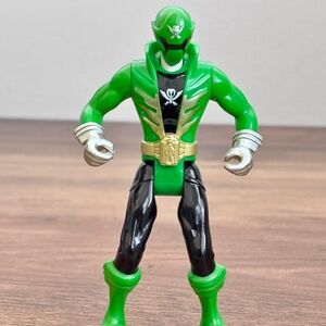 Power Rangers Super Megaforce GREEN RANGER 4" Action Figure Toy Bandai 38163